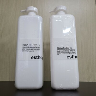 ESTHEPRO Moisture Skin Solution Toner 1000ml+Moist Emulsion Lotion 1000ml Korea