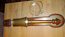 okazała wysoka kinkiet lite drewno brąz staroniemiecki styl wysokość 93 cm