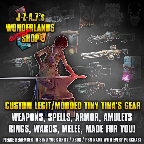 PS/XBOX/PC Tiny Tina's Wonderlands NIVEL 40 ENGRANAJE ASCENDIDO (LEGÍTIMO) - Imagen 3 de 251