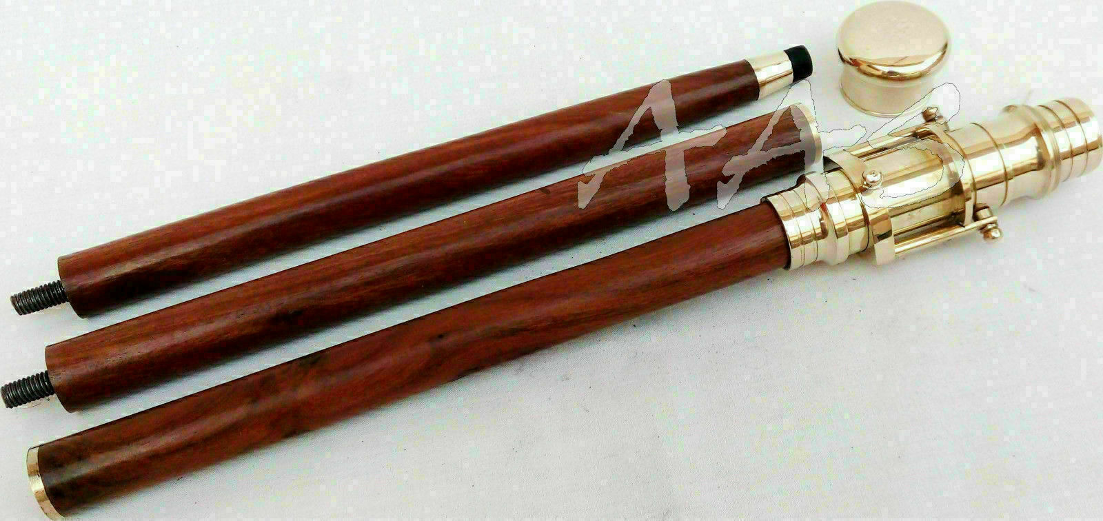 Solid Brass telescope Spy Design Handle Antique S… - image 3