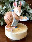 Schmid Beatrix Potter Appley Dapply Rotating Music Box 1982