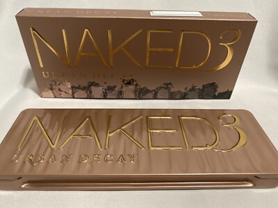 Urban Decay NAKED 3 With 12 Eyeshadow Palette + Brush Full Size 100% Authentic 