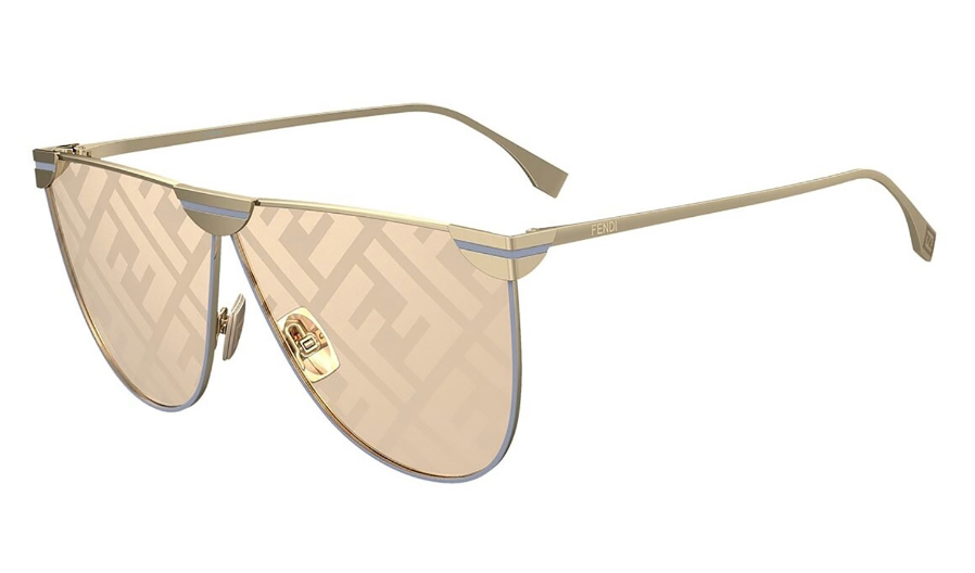 Fendi FF-0467-S-K67EB Women's Gold / Pink Tinted Sunglasses | eBay