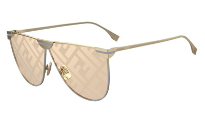 Fendi FF-0467-S-K67EB Women's Gold / Pink Tinted Sunglasses