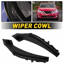 Fits 2013-2019 Nissan Sentra Windshield Wiper Cowl Extension Trim Hood Side Seal