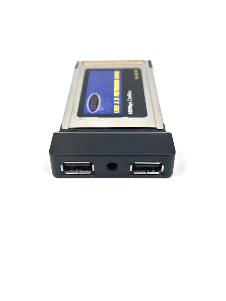 Dynex DX-UC202 USB 2.0 PCMCIA CardBus Notebook Adapter 2-Port - Great - Image 3 of 4