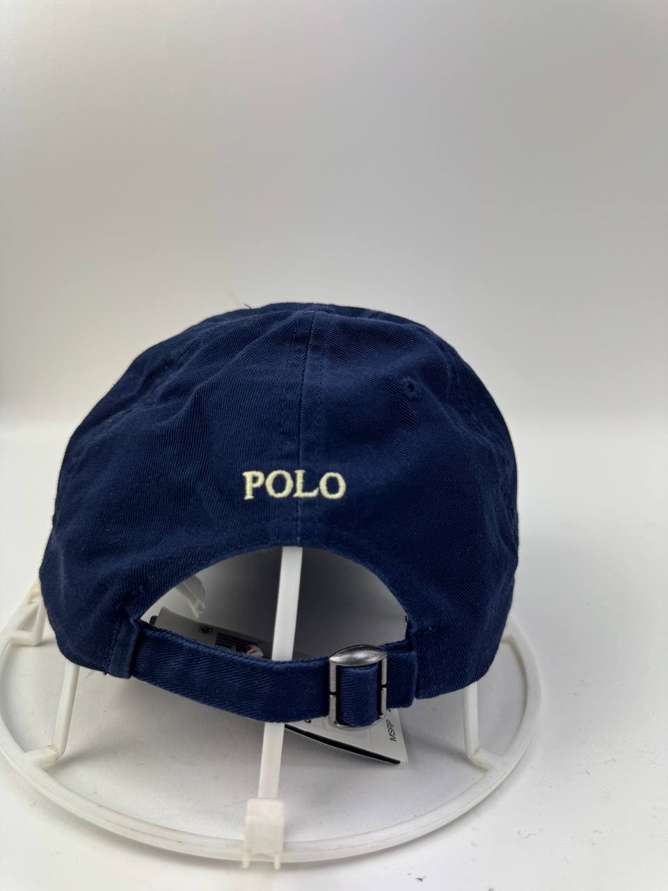 Cappello Berretto Polo Ralph Lauren Blu Pony Logo Strapback Taglia Unica