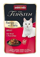 Nassfutter animonda Vom Feinsten Rind & Putenfilet 18X85G Getreidefrei