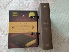HCSB Study Bible, Mantova Brown LeatherTouch Indexed by The HCSB Translation...