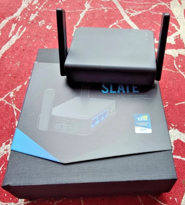 GL-AR750S-Ext SLATE  Portable Gigabit Travel Router, Pocket-Sized, Wi-Fi Extende - Image 2 of 3