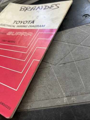 1987 Toyota Supra Electrical Wiring Diagram Manual Turbocharged Hatchback Coupe - Picture 5 of 5