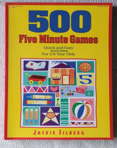 500 Five Minute Games: Quick and Easy Activities for 3-6 Year Olds Paperback - Picture 1 of 5