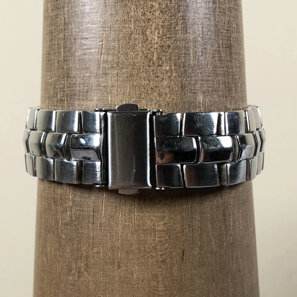 Mossimo男士腕表MM90053时尚银色长方形石英表模拟29毫米手表8 — 第 4/4 张图片