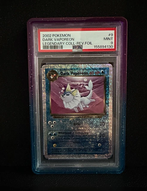 Dark Vaporeon 9/110 Legendary Collection Reverse Holo - PSA 9 NEW CERT CLEAN