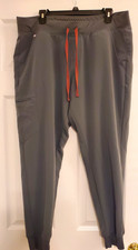 FIGS Zamora Jogger Scrub Pants Womens XL Gray Technical Collection