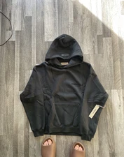 Fear of God Essentials Stretch Limo (BLACK) Hoodie | Brand New w/ PacSun Tags
