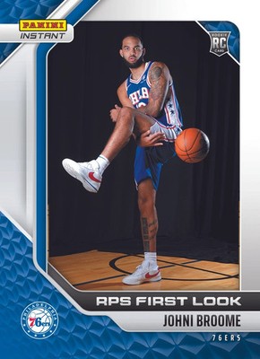 2025 PANINI INSTANT NBA RPS FIRST LOOK 32 JOHN BROOME PHIL 76ERS ROOKIE