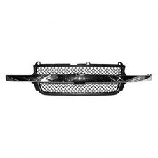 For Gmc Sierra 1500 2003 2004 2005 2006 Grille Chrometextured Black