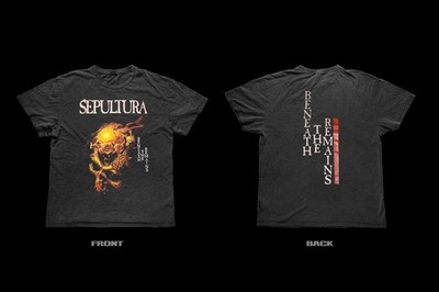 SEPULTURA Beneath The Remains double sided classic black tshirt QT8142