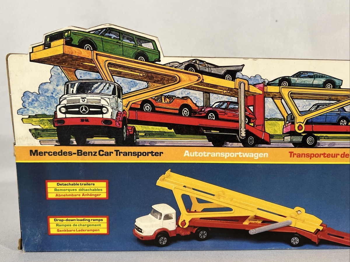 箱付き CORGI jr Car Transporter Corgi Super Juniors 2015 Mercedes Benz Car Transporter Vintage | eBay