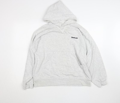 Reebok Essentials Damen grau Größe 14 Pullover Hoodie Sweatshirt