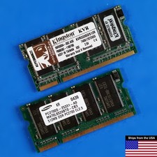 1GB 2x512MB 512MB DDR DDR1 Memory RAM PC-2700 SODIMM PC2700 333 MHz SO-DIMM Lot
