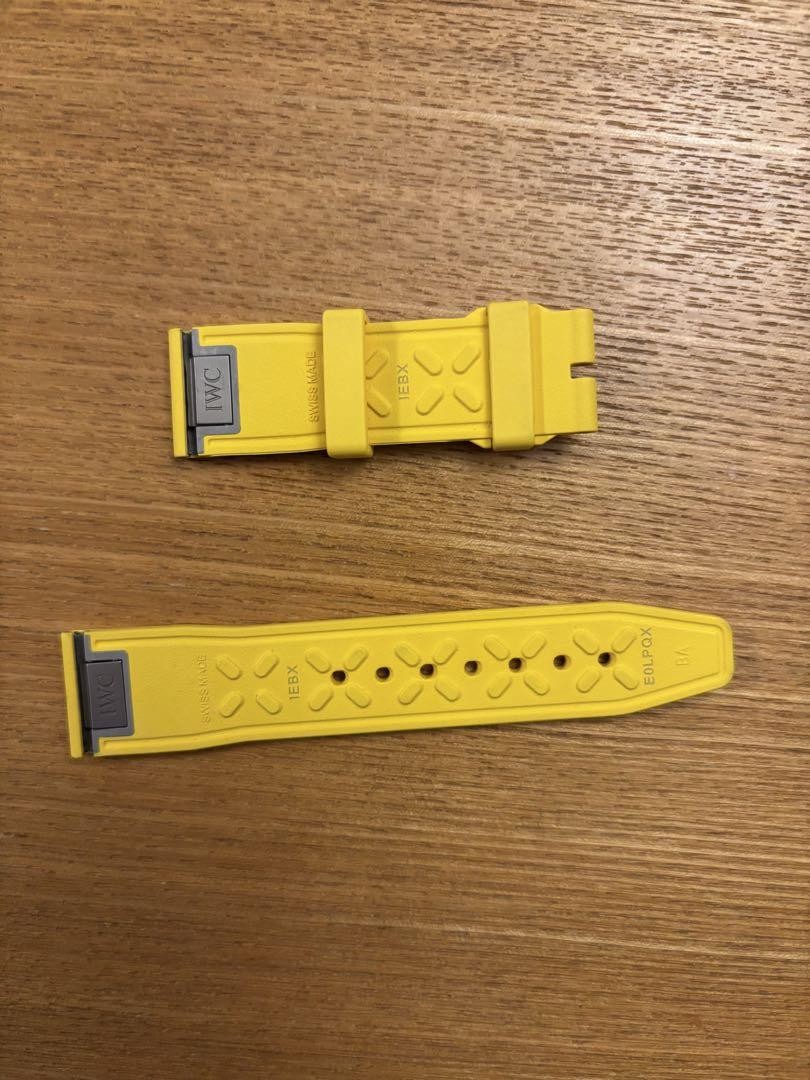 IWC 純正ラバーベルトXSサイズ　Easy xchange Iwc Genuine Rubber Belt Xs Size Easy Xchange | eBay
