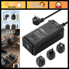 2000W Pure Sine Wave Voltage Converter 220V to 110V, Power Inverter, Heavy Duty