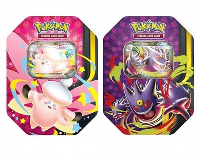 Pokemon Mega Moonlit Tin Box Mega Gengar Clefable 1x Random ENG Neu OVP Sealed