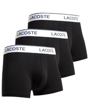 Image of Lacoste Triple Pack Boxer Trunks Black