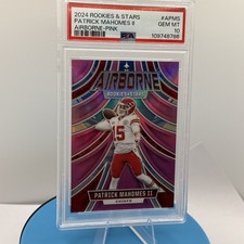 2024 Panini Rookies & Stars - Airborne Patrick Mahomes II #A-PMS Pink /75