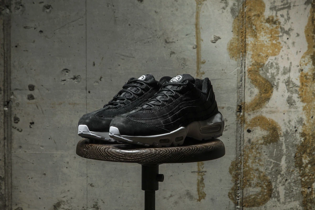 Stussy x Nike Air Max 95 Black for Sale | Authenticity Guaranteed