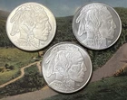 Lot of Three 2020 HM Buffalo 1 oz. Silver Rounds 🦬🇺🇸