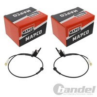 2X Mapco ABS-SENSOR Raddrehzahl Hinten Li+Re Passend FüR CitroËN C4 Peugeot 307