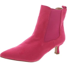 Journee Collection Womens Tenlee Pointed Toe Kitten Heel Ankle Boots BHFO 8359