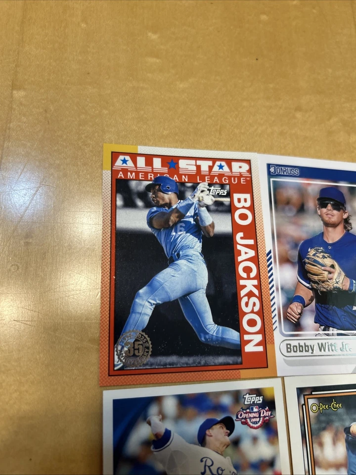 Colección de tarjetas de béisbol de los Reales de Kansas City (10 tarjetas) Foto 2 de 4