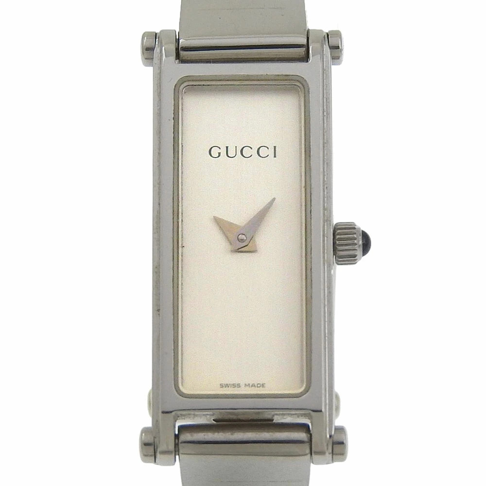 Gucci 1500L Silver Dial Rectangular Quartz Ladies… - image 1