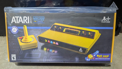 Atari 2600+ PAC-MAN Edition Yellow Console HDMI CX-40+ Joystick - $169.99 Retail