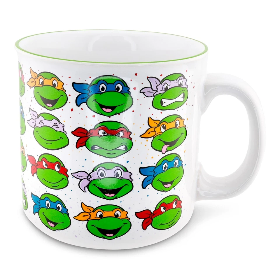 Tasses En Céramique Des Tortues Ninja Mutantes Adolescents | Contient 20 ONCES - Photo 3/4