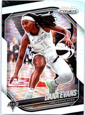 2025 Panini Prizm WNBA #33 Dana Evans Silver Prizms