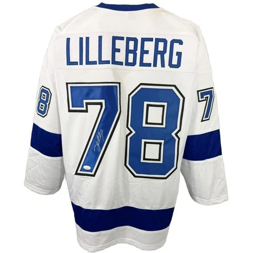 Emil Lilleberg autographed signed jersey NHL Tampa Bay Lightning JSA COA