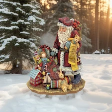 Susan Winget Santa’s Toy Pack Figurine #10 1st Edition Vintage Christmas Decor