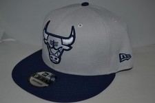 AUTHENTIC NEW ERA CHICAGO BULLS 2T COLOR SNAPBACK GREY NAVY NEW CAP NBA HAT