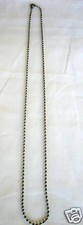 Two polished Stainless Steel Ball Bead Chain Ball 2.45 mm 22 Inches