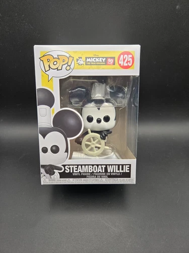 Funko Pop! Vinyl: Disney - Mickey Mouse (Steamboat Willie) #425