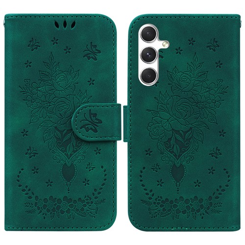 Butterfly Flower Emboss Card Wallet Case Flip Stand Cover Back For Various Phone - Picture 3 of 11