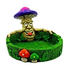 Funny Mushroom Ashtray - 5.5" x 4.5"