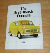 Ford Transit Mk1 Brochure 1973-1974 inc Bus & Crew Van - 1.7 2.0 2.4D