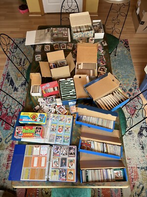 Thousands Of  Basketball, Baseball & Football Cards. Mostly 80 s & 90 s. Gems??