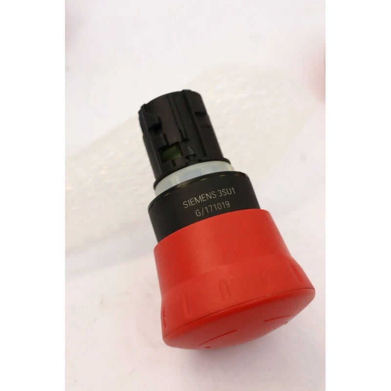 3Pcs Eaton Siemens M22-PV + 3SU1 Bouton-poussoir d'arrêt d'urgence (B92) - Photo 3/3